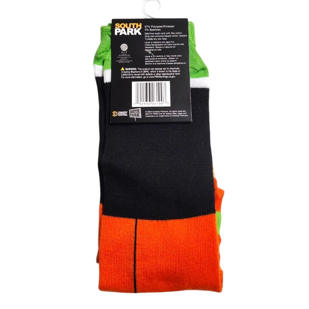 South Park Unisex KYLE Crew Socks Shoe Size Adult 6-12 - Picture 6 of 8